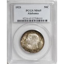 1921 50C Alabama MS65 PCGS