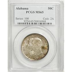 1921 50C Alabama MS65 PCGS