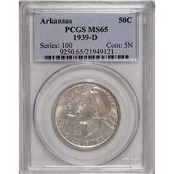 1939-D 50C Arkansas MS65 PCGS