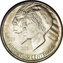 1939-S 50C Arkansas MS67 PCGS