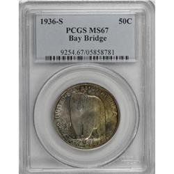 1936-S 50C Bay Bridge MS67 PCGS