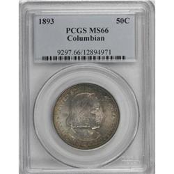 1893 50C Columbian MS66 PCGS