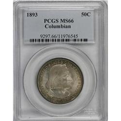 1893 50C Columbian MS66 PCGS