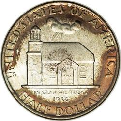 1936 50C Delaware MS68 NGC. CAC