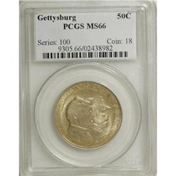 1936 50C Gettysburg MS66 PCGS
