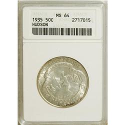1935 50C Hudson MS64 ANACS
