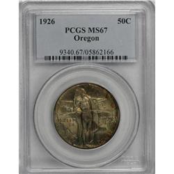 1926 50C Oregon MS67 PCGS