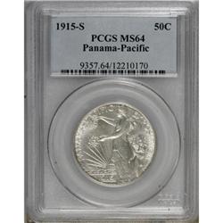1915-S 50C Panama-Pacific MS64 PCGS