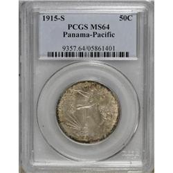 1915-S 50C Panama-Pacific MS64 PCGS