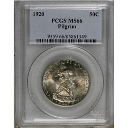 1920 50C Pilgrim MS66 PCGS