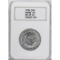 1936 50C Rhode Island MS65 Prooflike NGC