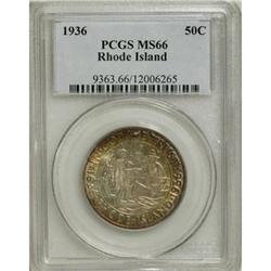 1936 SET Rhode Island PDS Set MS66 PCGS