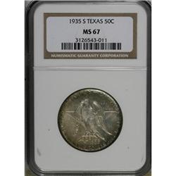 1935-S 50C Texas MS67 NGC