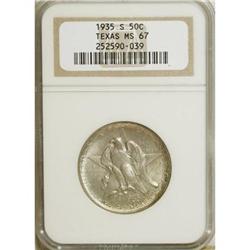 1935-S 50C Texas MS67 NGC