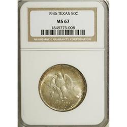 1936 50C Texas MS67 NGC