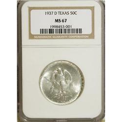 1937-D 50C Texas MS67 NGC