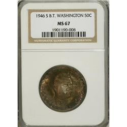 1946-S 50C Booker T. Washington MS67 NGC