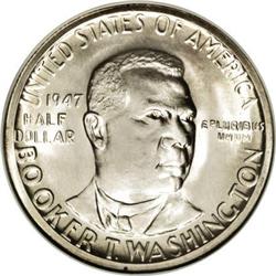 1947-S 50C Booker T. Washington MS67 NGC