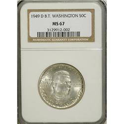 1949-D 50C Booker T. Washington MS67 NGC