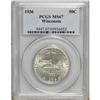 Image 1 : 1936 50C Wisconsin MS67 PCGS