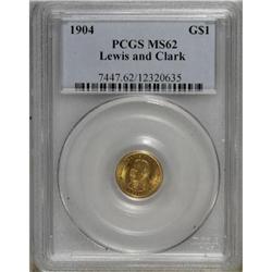 1904 G$1 Lewis and Clark MS62 PCGS