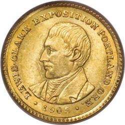 1905 G$1 Lewis and Clark MS64 PCGS