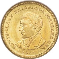 1905 G$1 Lewis and Clark MS64 PCGS