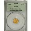 Image 3 : 1905 G$1 Lewis and Clark MS64 PCGS