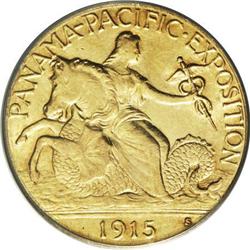 1915-S $2 1/2 Panama-Pacific Quarter Eagle MS62