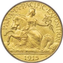 1915-S $2 1/2 Panama-Pacific Quarter Eagle MS64