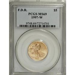 1997-W G$5 Franklin D. Roosevelt Gold Five