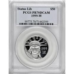 1999-W P$50 Half-Ounce Platinum Eagle PR70 Deep