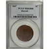 Image 1 : 1847 1C Hawaii Cent MS62 Red and Brown PCGS