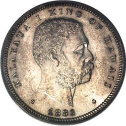 1883 50C Hawaii Half Dollar MS63 PCGS