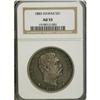 1883 $1 Hawaii Dollar AU55 NGC