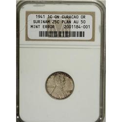 1941 1C--Struck on a Netherlands Colonies 25