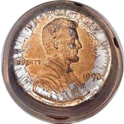 1998 1C MS65 Red and Brown PCGS