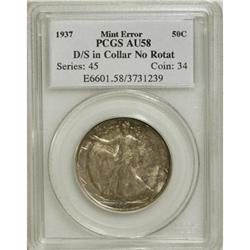 1937 50C--Struck Twice in Collar, No