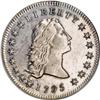 1795 $1 Flowing Hair, Two Leaves AU55 NGC
