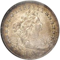 1796 $1 B-4 BB-61 AU58 NGC