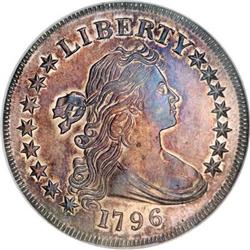 1796 $1 Small Date, Small Letters MS61 NGC