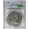 Image 3 : 1798 $1 Knob 9 5 Lines XF45 PCGS