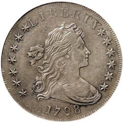 1798 $1 5 Stripes XF45 NGC