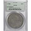 Image 3 : 1798 $1 Large Eagle XF40 PCGS
