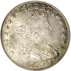 1799 $1 7x6 Stars MS63 NGC