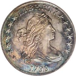 1799 $1 7x6 Stars--Improperly Cleaned--NCS. AU