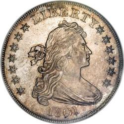 1801 $1 MS62 NGC