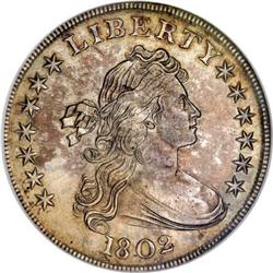 1802 $1 Narrow Date MS63 NGC