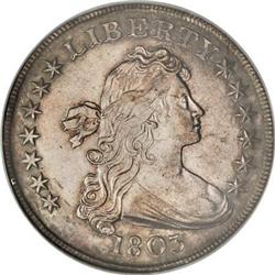 1803 $1 Large 3 AU58 NGC