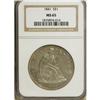 Image 3 : 1841 $1 MS65 NGC